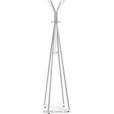 Вешалка стойка для одежды WY-180 серебряный металл/дерево